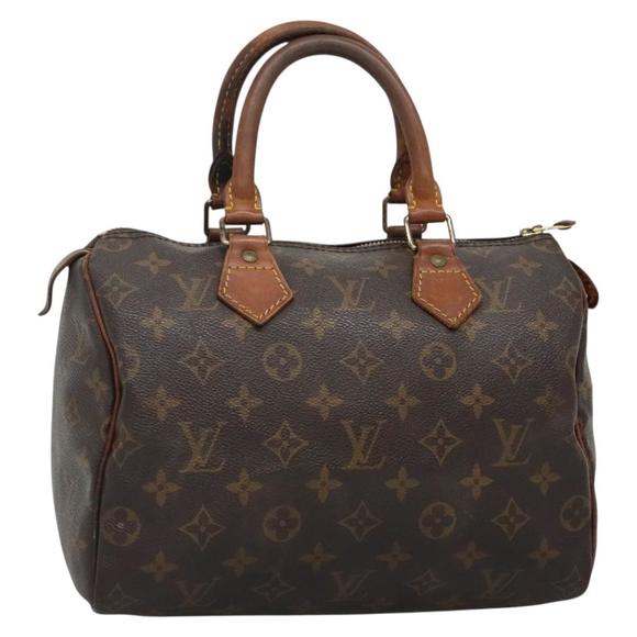 LOUIS VUITTON Monogram Speedy 25 Hand Bag M41528 LV Auth 135618 - Picture 1 of 16